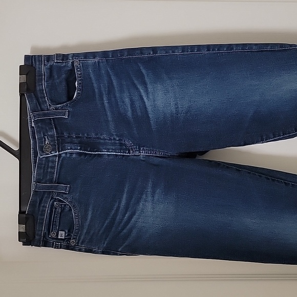 Adriano Goldschmied Size 28R The Mila Super High Rise Skinny Med-Dark Wash Jeans - Picture 10 of 14